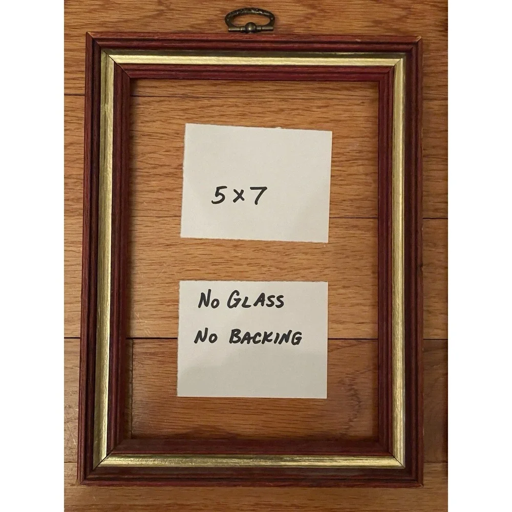 Assorted Small Picture Frames Golden‎ Gallery Wall 3.5x5, 4x6, 5x7